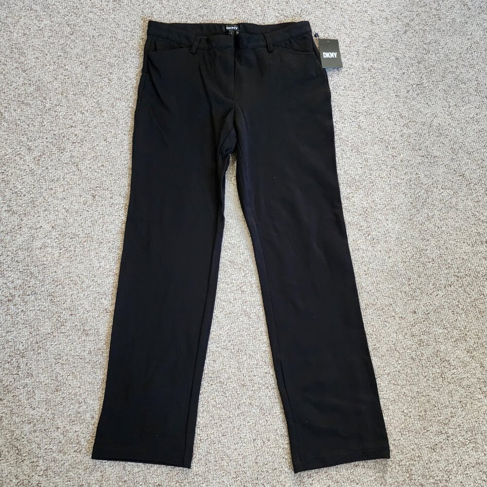 NWT DKNY Women's Dressy Black Pants Size 8